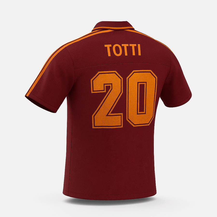 1995–96 Roma Home Totti 20 (Feels Like New) - Size L
