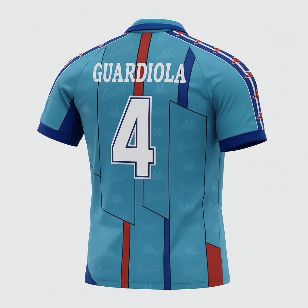 1995–97 Barcelona Away Guardiola #4 (Feels Like New) - Size XXL