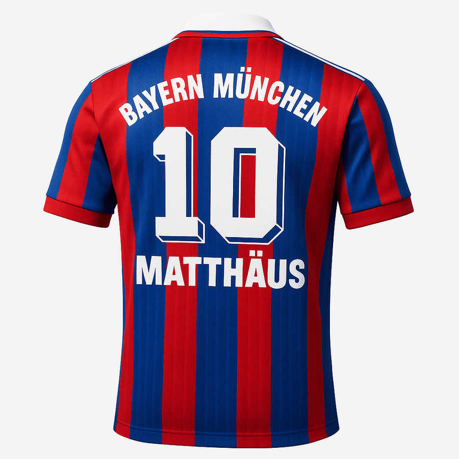 1995–97 Bayern Munich Home Matthaus #10 (Feels Like New) - Size M