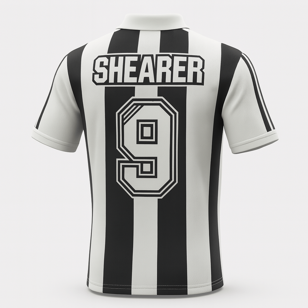1995–97 Newcastle Home Shearer #9 (Feels Like New) - Size L