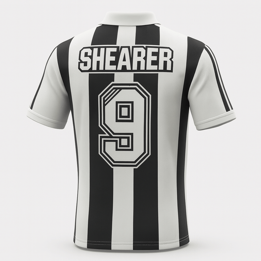 1995–97 Newcastle Home Shearer #9 (Feels Like New) - Size XXL