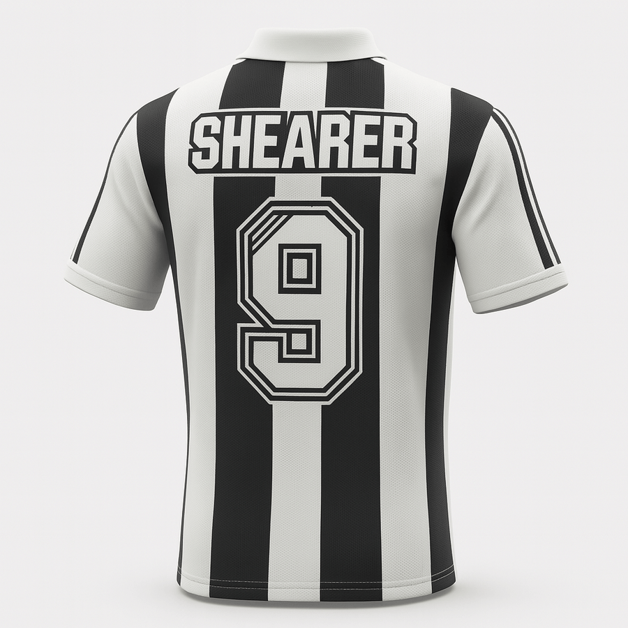 1995–97 Newcastle Home Shearer #9 (Feels Like New) - Size XXL