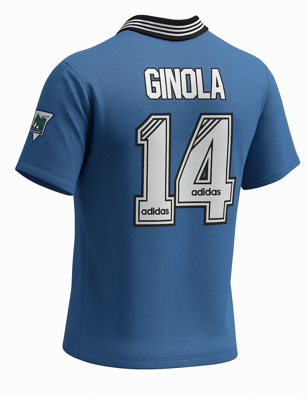 1996–97 Newcastle Away Ginola #14 (Feels Like New) - Size L