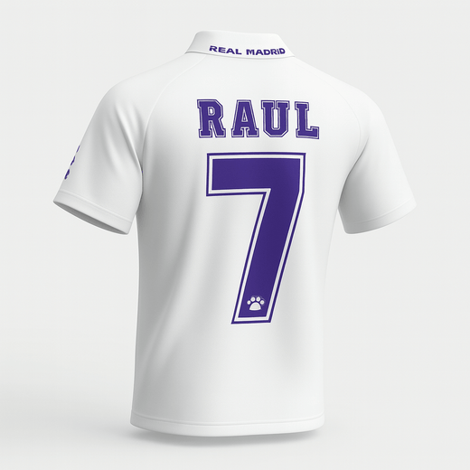 1996–97 Real Madrid Home Raul #7 (Feels Like New) - Size XS