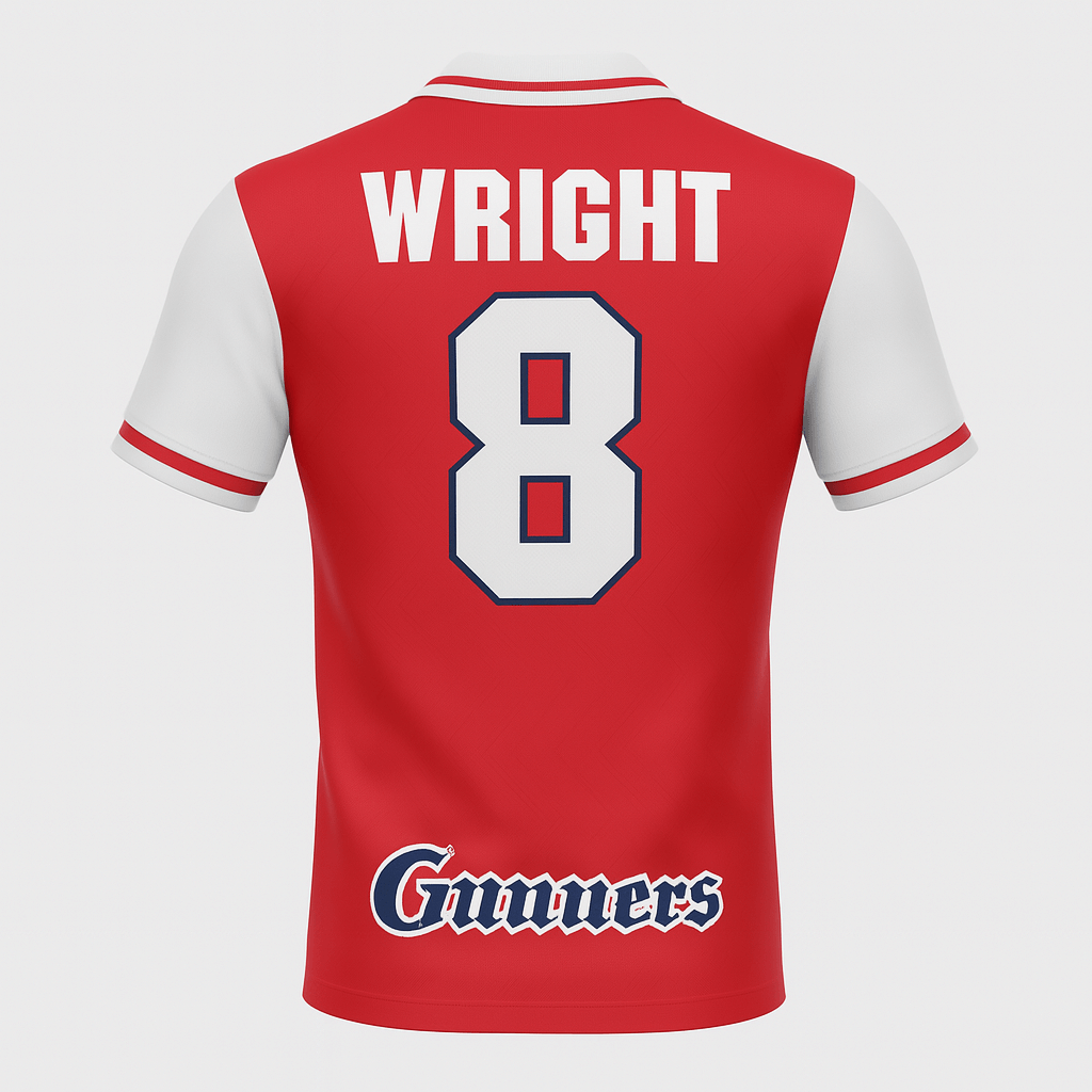1996–98 Arsenal Home Wright #8 (Feels Like New) - Size XS