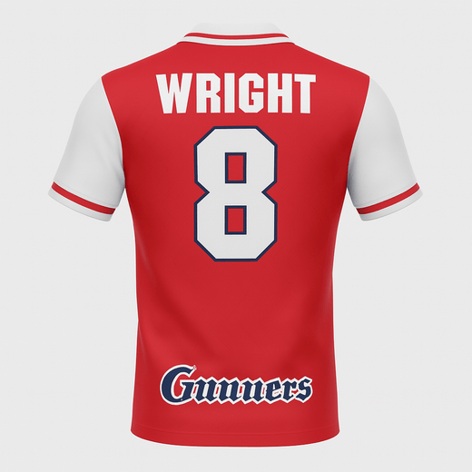 1996–98 Arsenal Home Wright #8 (Feels Like New) - Size XS