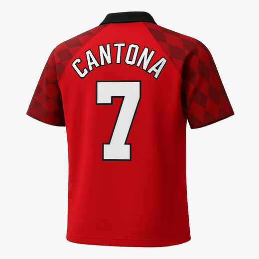1996–98 Manchester United Home Cantona #7 (Feels Like New) - Size XS