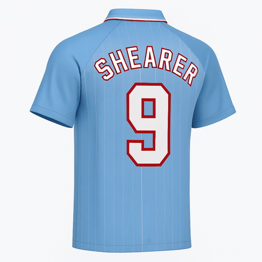 1996 England Away Shirt Shearer #9 (Feels Like New) - Size M