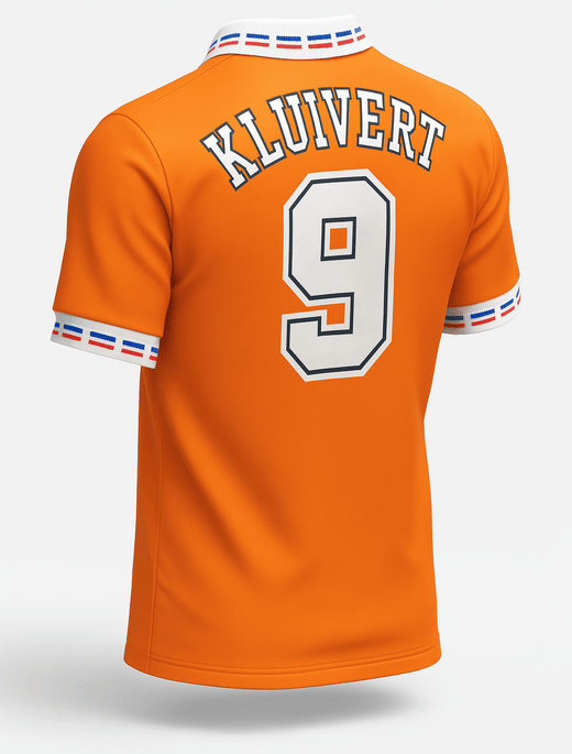 1996 Netherlands Home Kluivert #9 (Feels Like New) - Size M