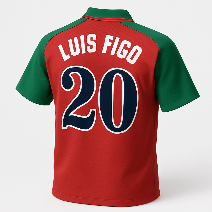 1996 Portugal Home Figo #20 (Feels Like New) - Size XL