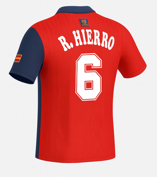 1996 Spain Home R.Hierro #6 (Feels Like New) - Size XXL