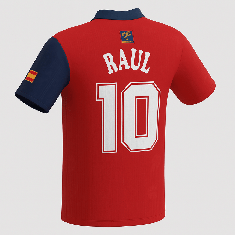 1996 Spain Home Raul #10 (Feels Like New) - Size XS