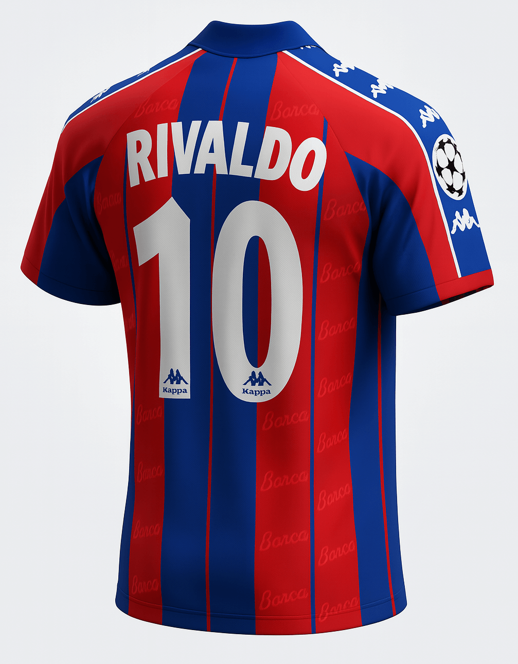 1997–98 Barcelona Home Rivaldo #10 (Feels Like New) - Size XXL