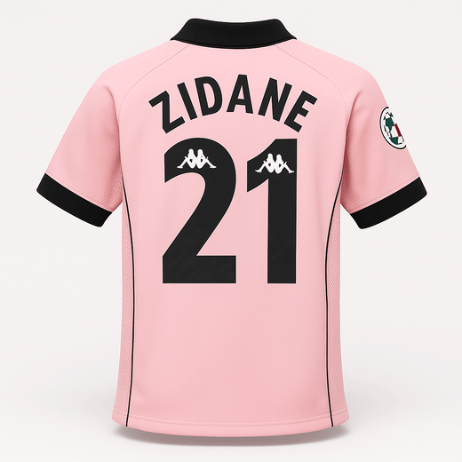 1997–98 Juventus Away Zidane #21 (Feels Like New) - Size M