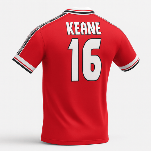 1998–00 Manchester United Home Keane #16 (Feels Like New) - Size XS
