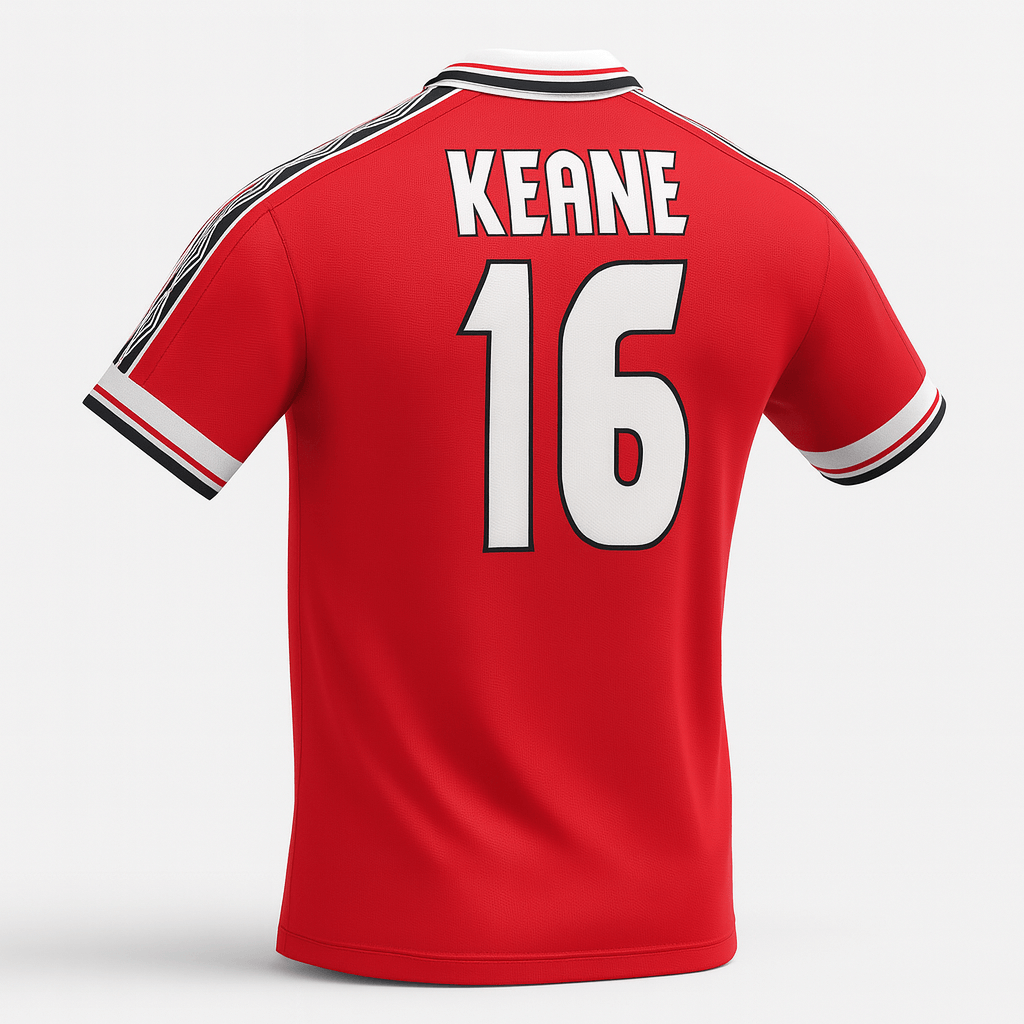 1998–00 Manchester United Home Keane #16 (Feels Like New) - Size S