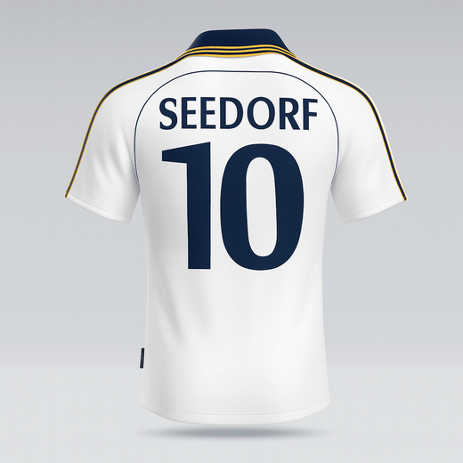 1998–00 Real Madrid Home Seedorf #10 (Feels Like New) - Size S