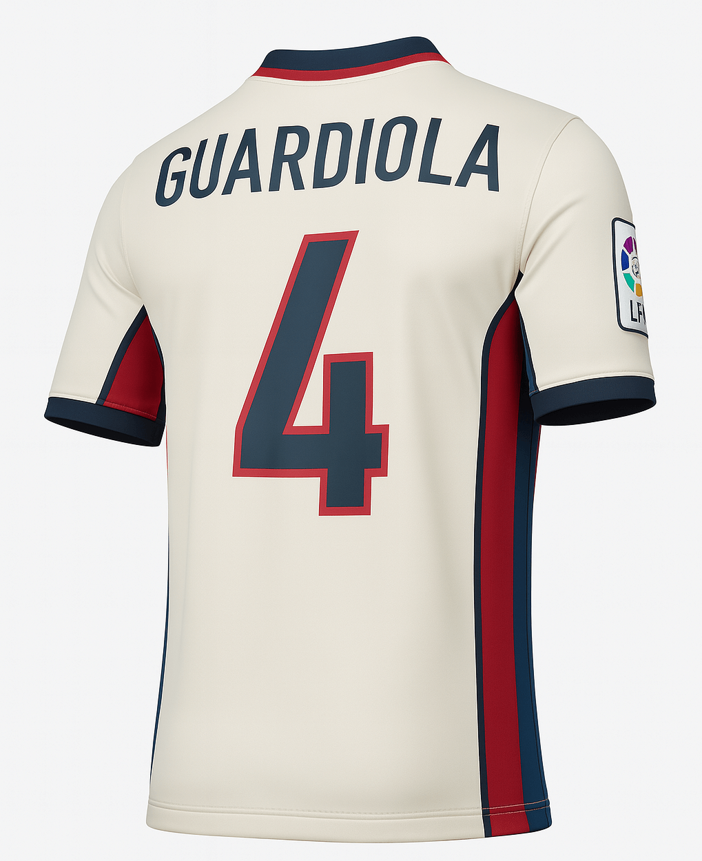 1998–01 Barcelona Away Guardiola #4 (Feels Like New) - Size XXL