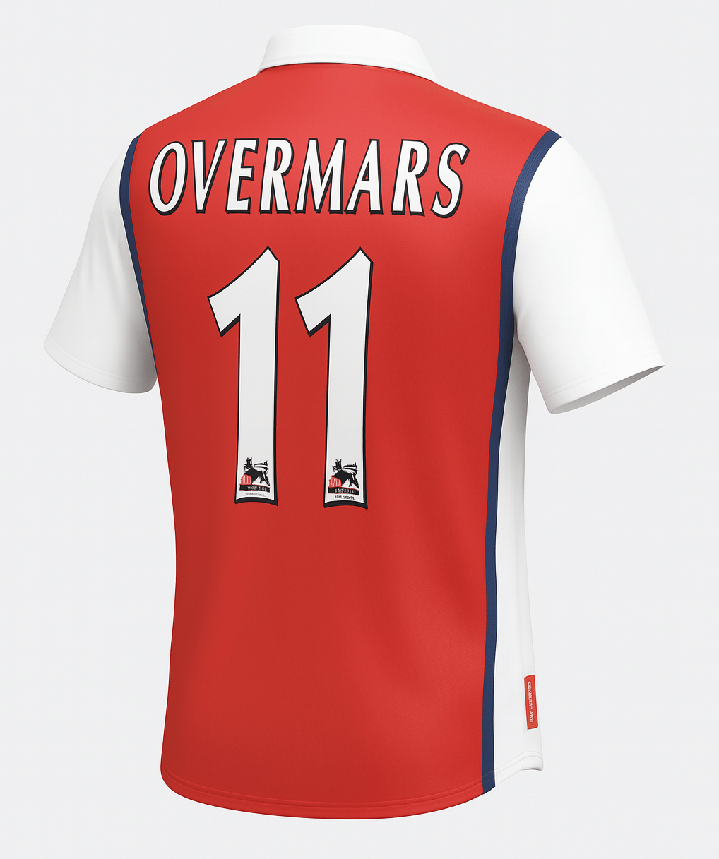 1998–99 Arsenal Home Overmars #11 (Feels Like New) - Size XS