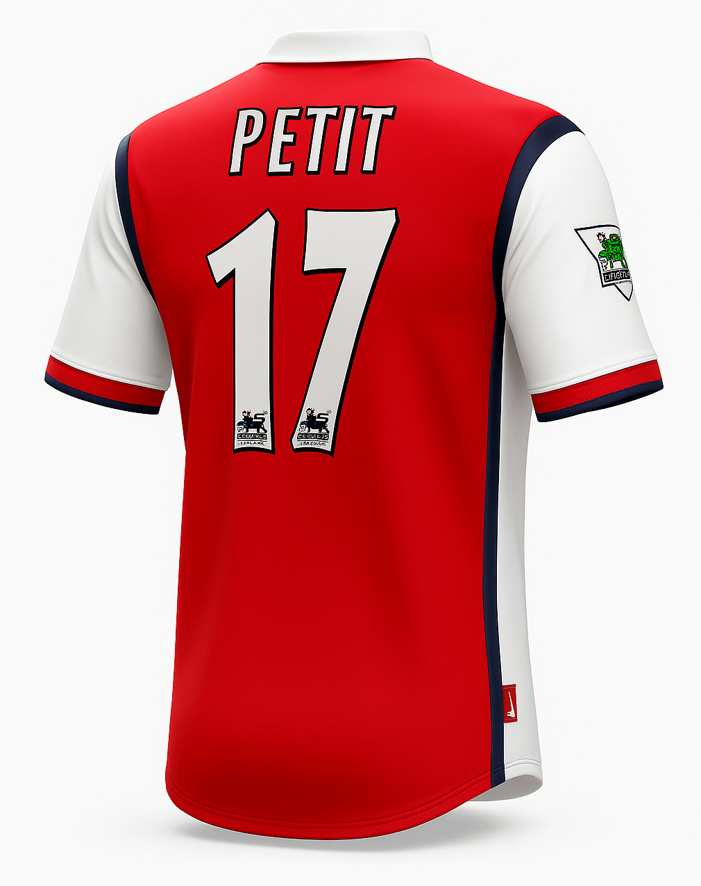 1998–99 Arsenal Home Petit #17 (Feels Like New) - Size XXL
