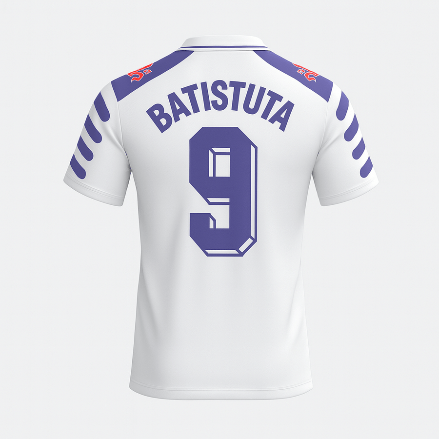 1998–99 Fiorentina Away Batistuta #9 (Feels Like New) - Size XS