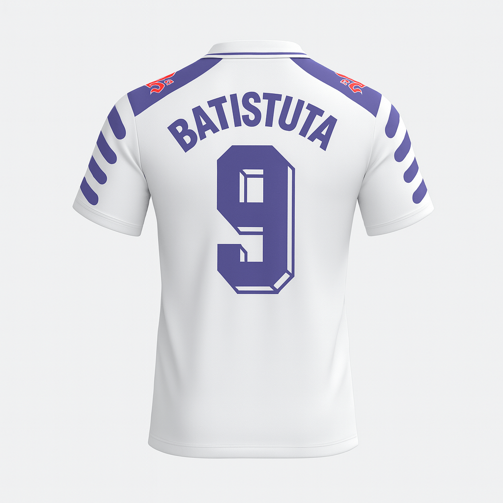 1998–99 Fiorentina Away Batistuta #9 (Feels Like New) - Size XXL