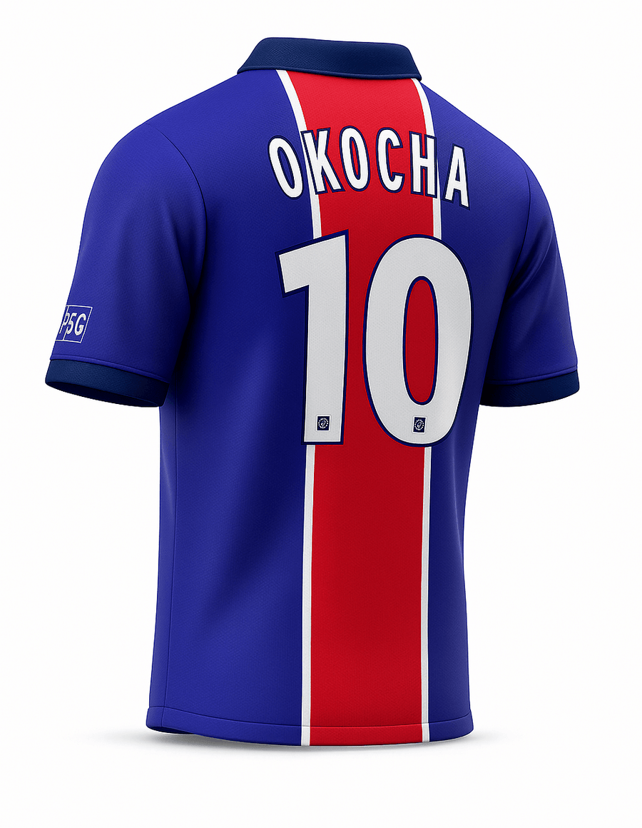 1998–99 Paris Saint-Germain Home Okocha #10 (Feels Like New) - Size XXL