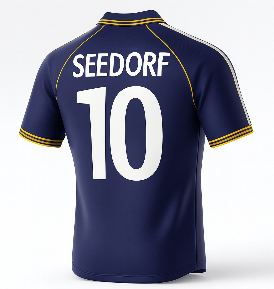 1998–99 Real Madrid Third Seedorf #10 (Feels Like New) - Size M