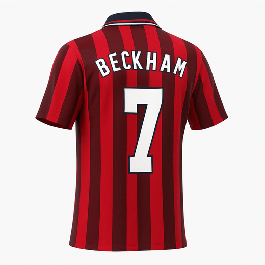 1998 England Away Shirt Beckham #7 (Feels Like New) - Size S