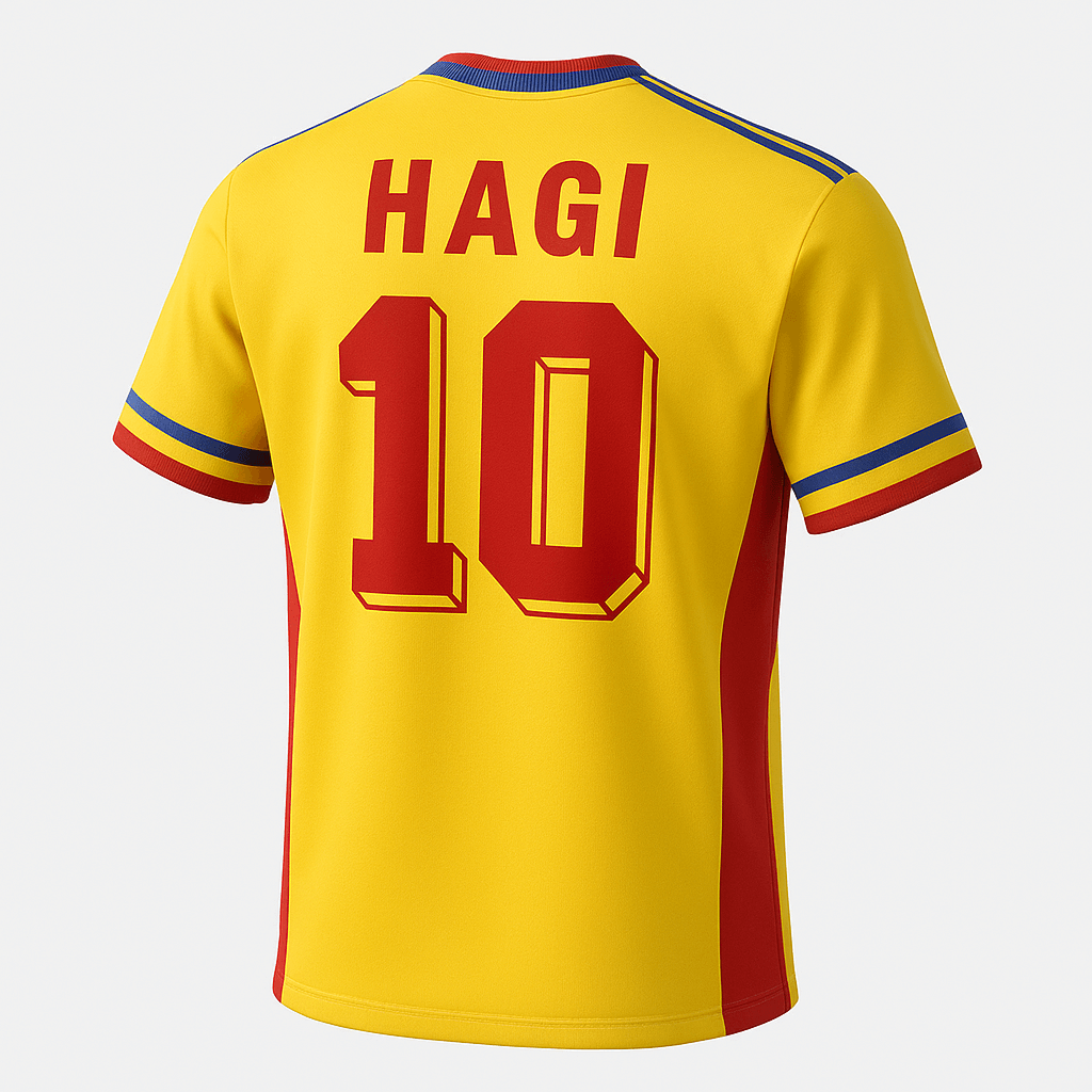 1998 Romania Home Hagi #10 (Feels Like New) - Size XL