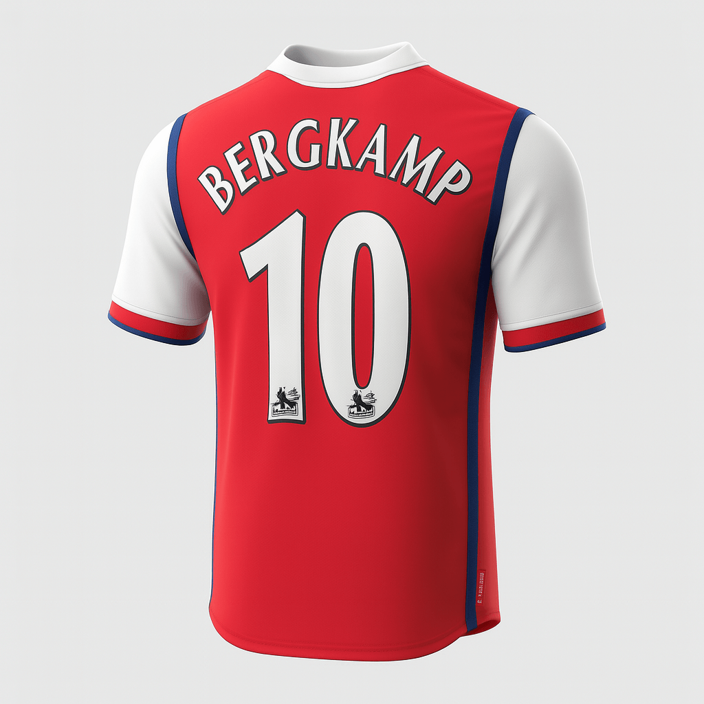 1999–00 Arsenal Home Bergkamp #10 (Feels Like New) - Size XS