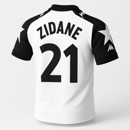 1999–00 Juventus Away Zidane #21 (Feels Like New) - Size L