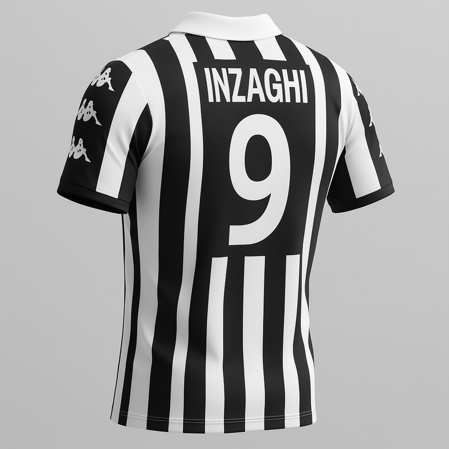 1999–00 Juventus Home Inzaghi #9 (Feels Like New) - Size XS