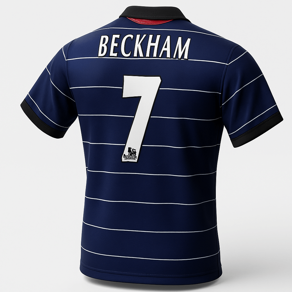1999–00 Manchester United Away Beckham #7 (Feels Like New) - Size L