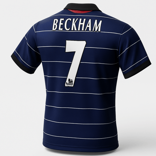 1999–00 Manchester United Away Beckham #7 (Feels Like New) - Size L