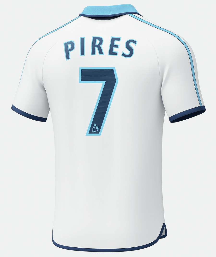 1999–00 Olympique Marseille Home Pirès #7 (Feels Like New) - Size S