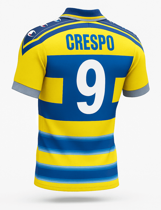1999–00 Parma Home Crespo #9 (Feels Like New) - Size L
