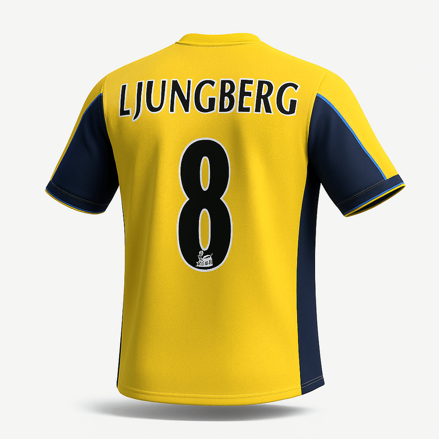 1999–01 Arsenal Away Ljungberg #8 (Feels Like New) - Size S