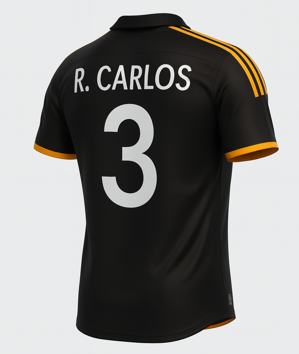 1999–01 Real Madrid Away R.Carlos #3 (Feels Like New) - Size XXL