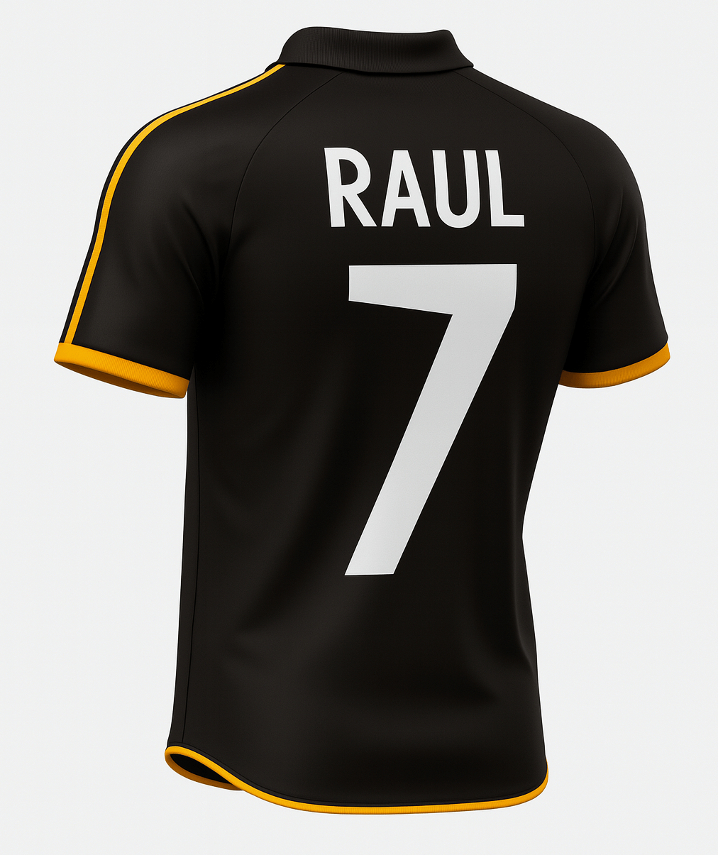 1999–01 Real Madrid Away Raul #7 (Feels Like New) - Size XS