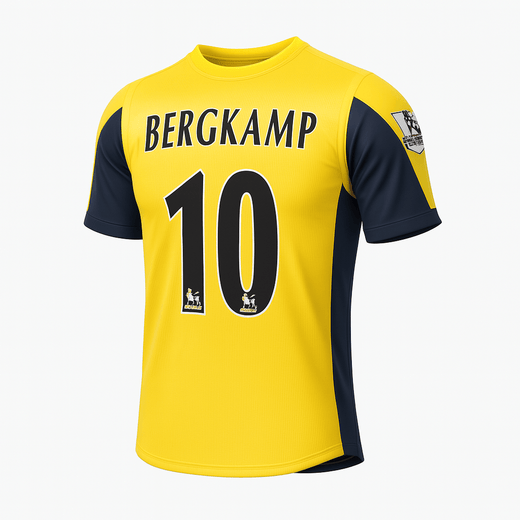 1999–02 Arsenal Away Bergkamp #10 (Feels Like New) - Size XS