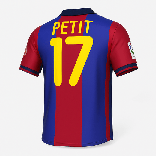 2000–01 Barcelona Home Petit #17 (Feels Like New) - Size XS