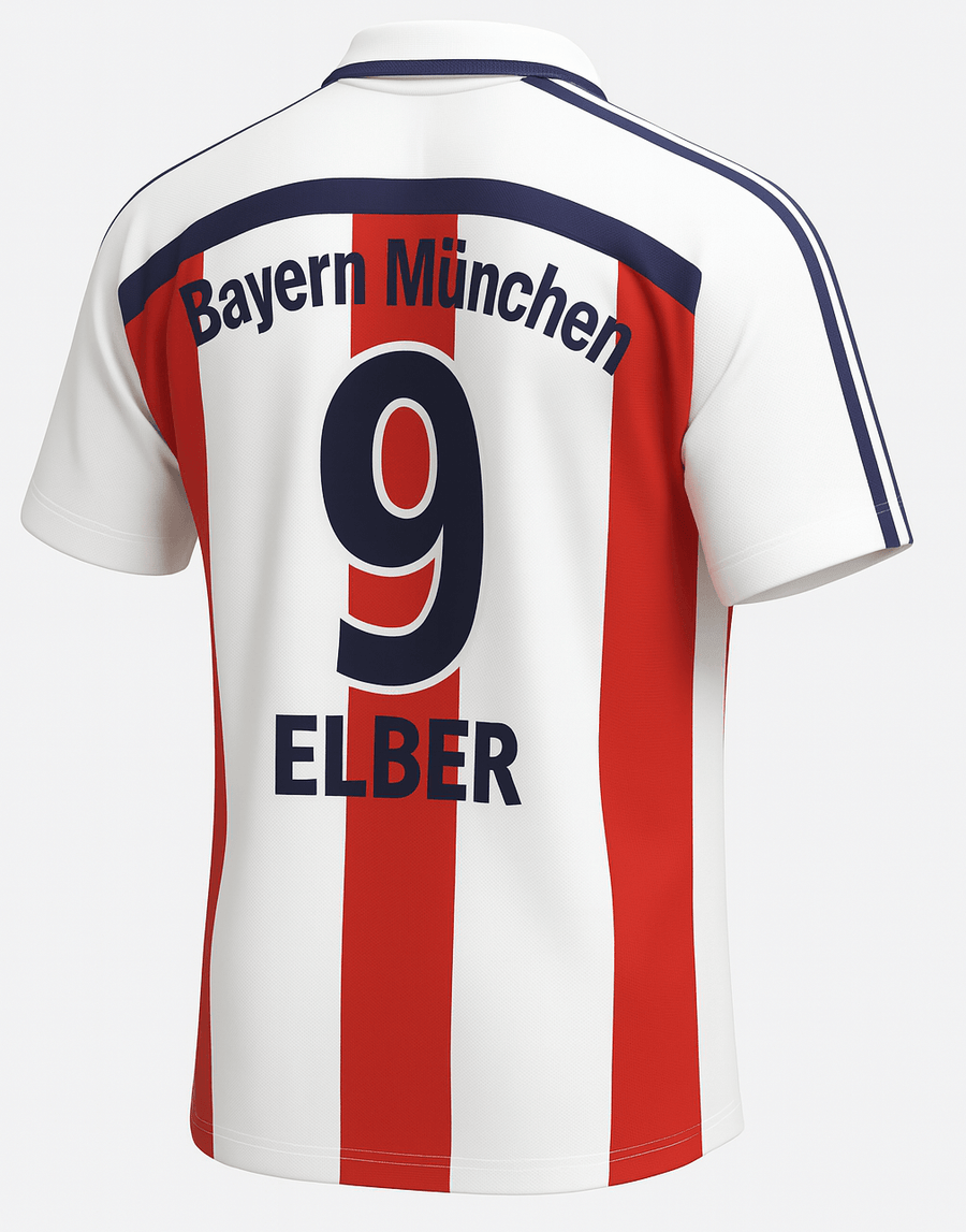 2000–01 Bayern Munich Away Elber #9 (Feels Like New) - Size XL