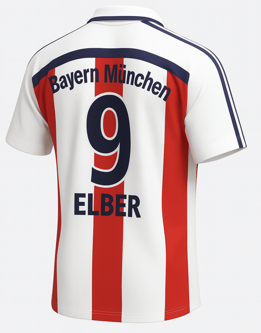 2000–01 Bayern Munich Away Elber #9 (Feels Like New) - Size XXL