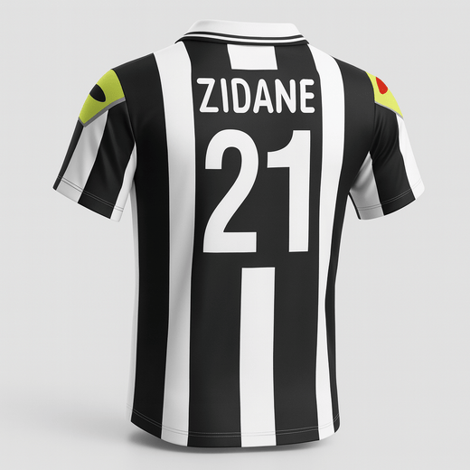 2000–01 Juventus Home Zidane #21 (Feels Like New) - Size XXL