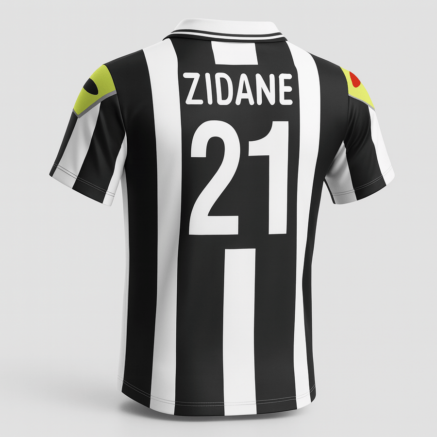 2000–01 Juventus Home Zidane #21 (Feels Like New) - Size XXL