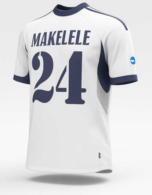 2000–01 Real Madrid Home Makelele #24 (Feels Like New) - Size XL