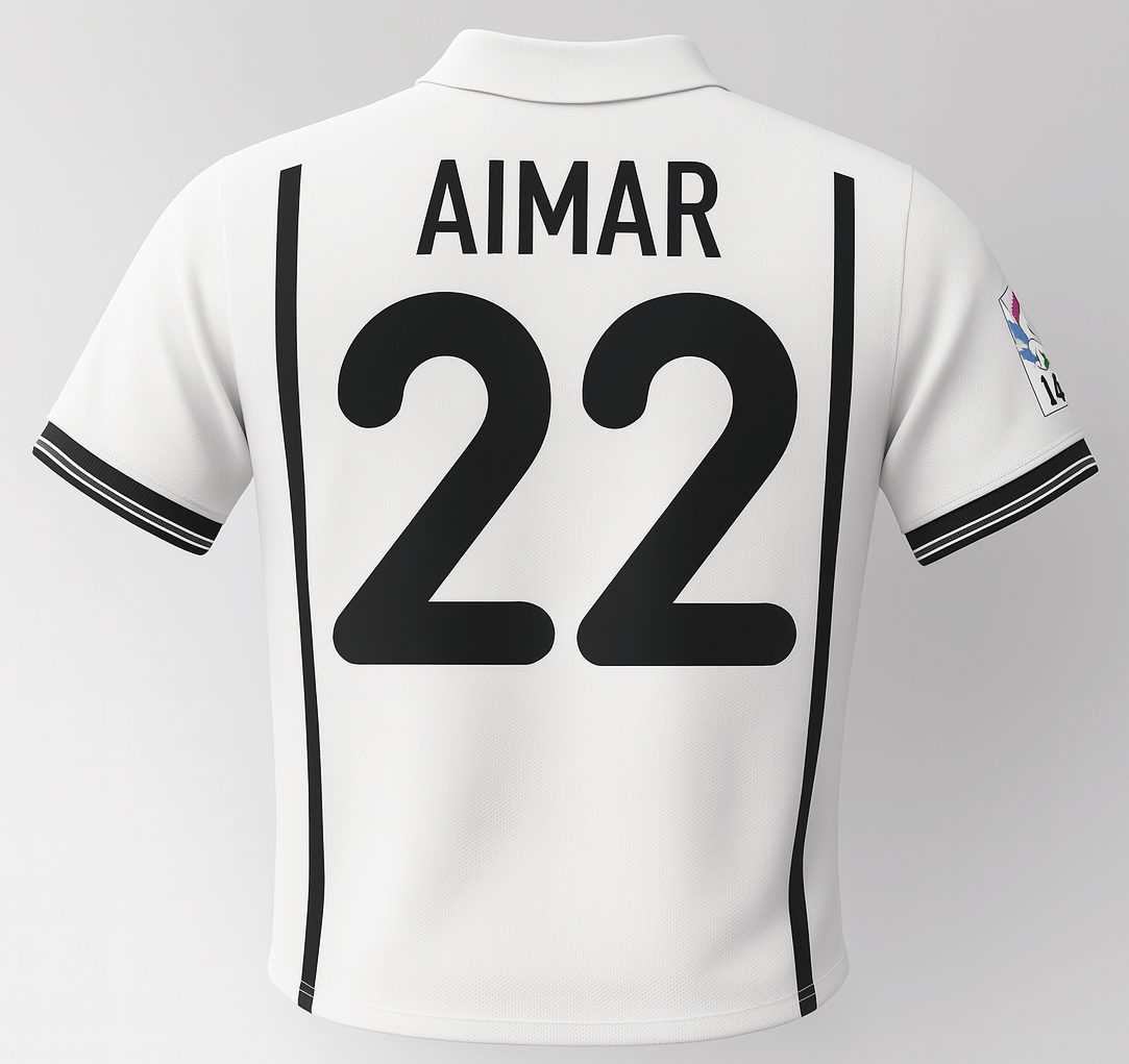 2000–01 Valencia Home Aimar #22 (Feels Like New) - Size M
