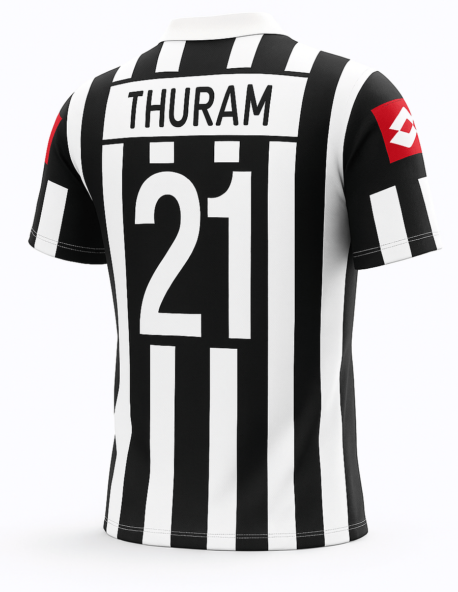 2001–02 Juventus Home Thuram #21 (Feels Like New) - Size XS