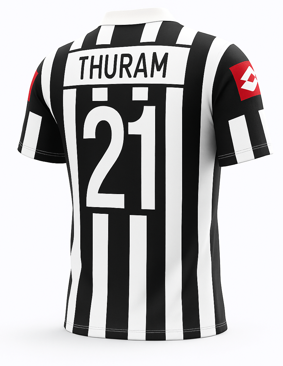 2001–02 Juventus Home Thuram #21 (Feels Like New) - Size M